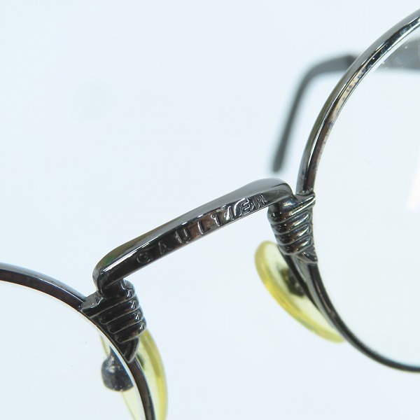 実際に弊社で買取させて頂いたJean Paul GAULTIER/ジャンポールゴルチエ ヴィンテージ バネデザイン サングラスフレーム/アイウェア 56-6106の画像 7枚目