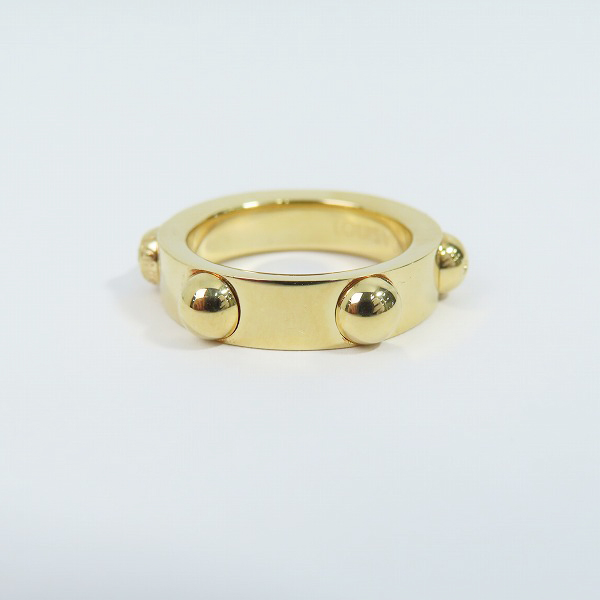 実際に弊社で買取させて頂いたLOUIS VUITTON/ルイヴィトン K18YG/750 プティット バーグ クルー 1Pダイヤ リング/指輪 48/9号の画像 2枚目