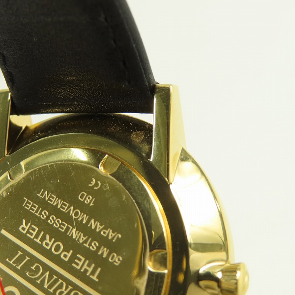 実際に弊社で買取させて頂いたNIXON/ニクソン THE Porter Leather 腕時計/ウォッチ A1058 510の画像 4枚目