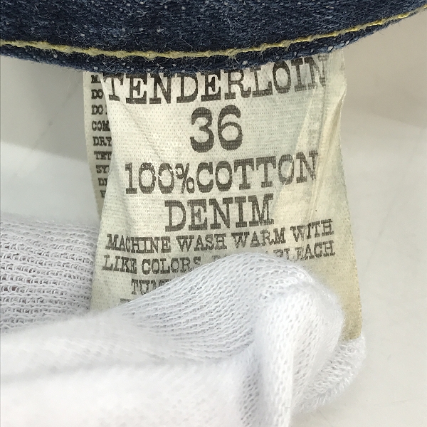 実際に弊社で買取させて頂いたTENDERLOIN/テンダーロイン デニムパンツ/36の画像 3枚目