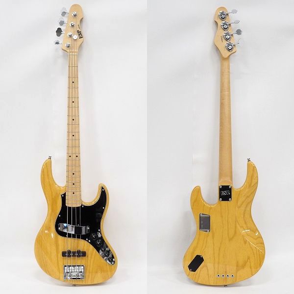 実際に弊社で買取させて頂いた★ESP/イーエスピー AMAZE-AS ジャズベースType アクティブ 4弦エレキベース ギグケース付の画像 1枚目