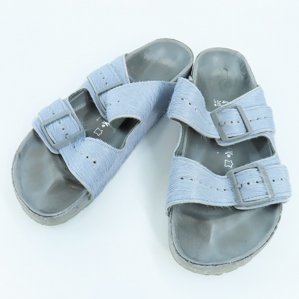 実際に弊社で買取させて頂いたRick Owens×BIRKENSTOCK/リックオウエンス×ビルケンシュトック アリゾナ ファー サンダル/26.5