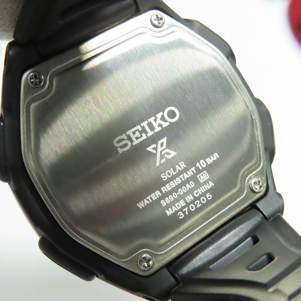 実際に弊社で買取させて頂いた【保証期間内】SEIKO/セイコー PROSPEX/プロスペックス SUPER RUNNERS/スーパーランナーズ ソーラー/腕時計 S690-00A0/SBEF047の画像 3枚目