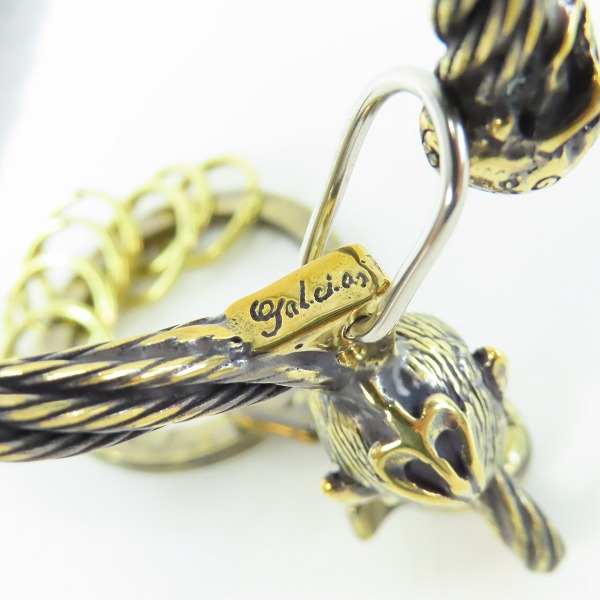 実際に弊社で買取させて頂いた(7)Gangsterville×galcia/ギャングスタービル×ガルシア キーホルダー DEVIL/デビル ブラス 真鍮 キーフック 15cmの画像 5枚目