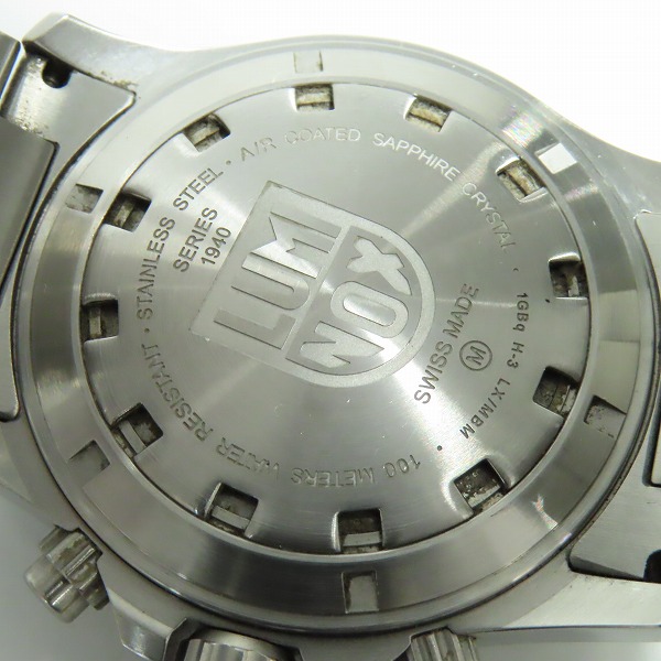 実際に弊社で買取させて頂いたLUMINOX/ルミノックス SERIES 1940 アタカマフィールド クロノグラフ クォーツ 1944Mの画像 4枚目