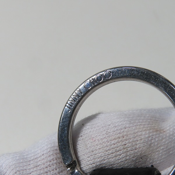 実際に弊社で買取させて頂いたJIMMY CHOO/ジミーチュウ WARWICK キーリング/キーホルダー の画像 4枚目