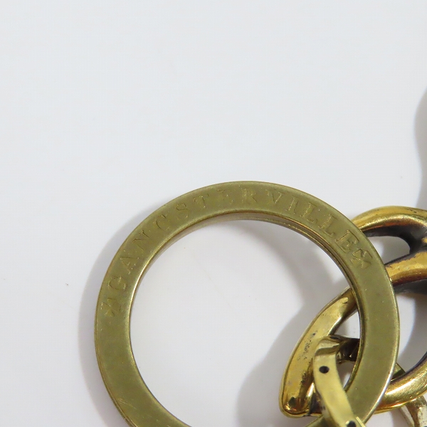 実際に弊社で買取させて頂いた（1）GANGSTERVILLE/ギャングスタービル × galcia/ガルシア スワローキーホルダー ブラスの画像 6枚目