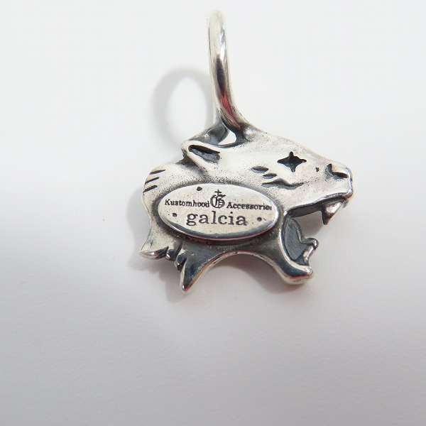実際に弊社で買取させて頂いた（1）GANGSTERVILLE/ギャングスタービル × galcia/ガルシア ペンダントトップ "PANTHER" シルバーの画像 4枚目
