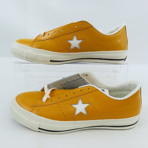 実際に弊社で買取させて頂いた【未使用】CONVERSE/コンバース ONESTAR OX ワンスター YELLOW/WHITE スニーカー /9.5の画像 3枚目