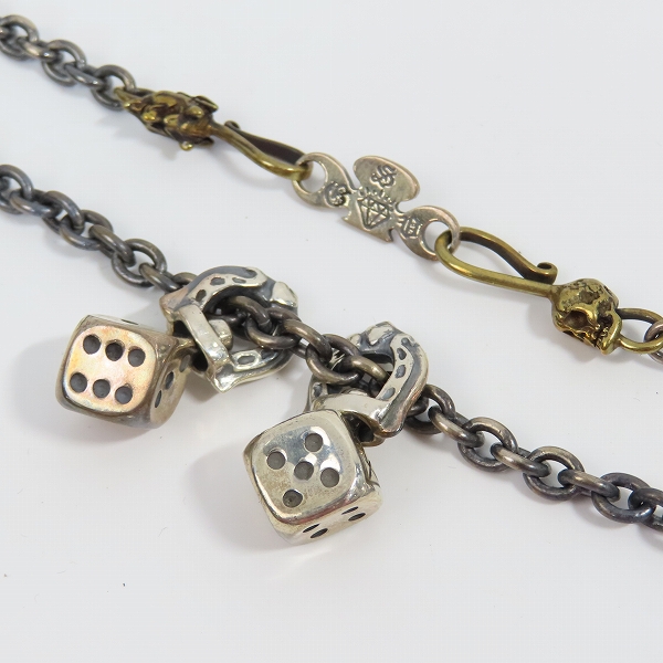 実際に弊社で買取させて頂いた（5）GANGSTERVILLE/ギャングスタービル × galcia/ガルシア DICE TOP/CHIAN SET/ダイス ネックレス