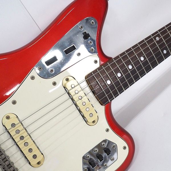 実際に弊社で買取させて頂いた★Fender Japan/フェンダージャパン JG-66 JAGUAR/ジャガー マッチングヘッド エレキギター ソフトケース付の画像 4枚目
