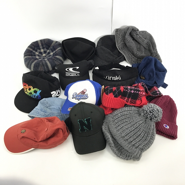 実際に弊社で買取させて頂いた【おまとめ】ニューエラ/カシラ/チャンピオン 他 キャップ/ニット帽 等