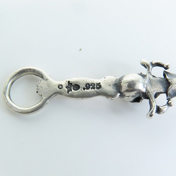 実際に弊社で買取させて頂いた【ギャラ付き】GABORATORY/ガボラトリー/ガボール クォーター ダガーウィズスカルペンダント P-63の画像 5枚目