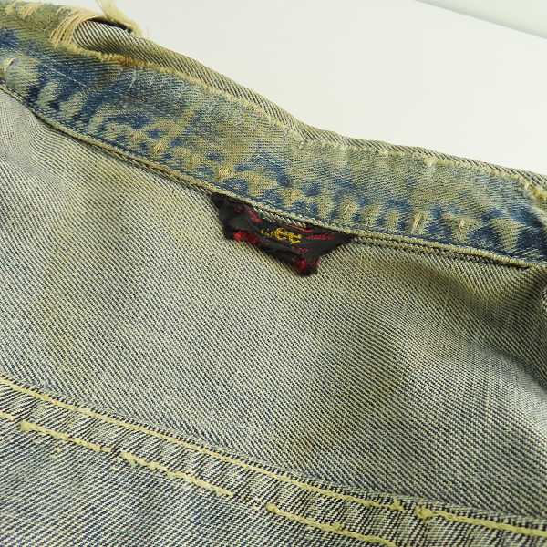 実際に弊社で買取させて頂いたLee/リー ヴィンテージ/ビンテージ デニムジャケットの画像 6枚目
