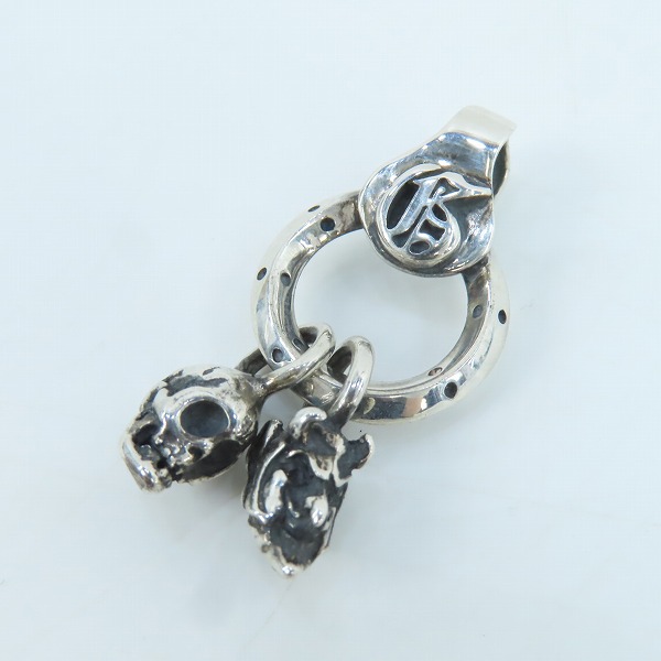 実際に弊社で買取させて頂いた(1)GANGSTERVILLE×Galcia/ギャングスタービル×ガルシア スカル＆デビル ペンダントトップ