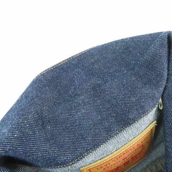 実際に弊社で買取させて頂いた【未使用】LEVIS/リーバイス VINTAGE CLOTHING TYPE 2 JACKET デニムジャケット 1953 507XX/70507-0066/44の画像 7枚目