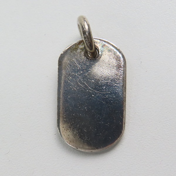 実際に弊社で買取させて頂いたCHROME HEARTS/クロムハーツ D TAG SML LTD NYC/ニューヨーク限定 スモールドッグタグ ペンダントトップの画像 2枚目