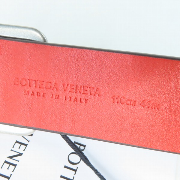 実際に弊社で買取させて頂いた【未使用】BOTTEGA VENETA/ボッテガヴェネタ Reversible Belt/リバーシブルベルト 649371 VA9B0の画像 3枚目
