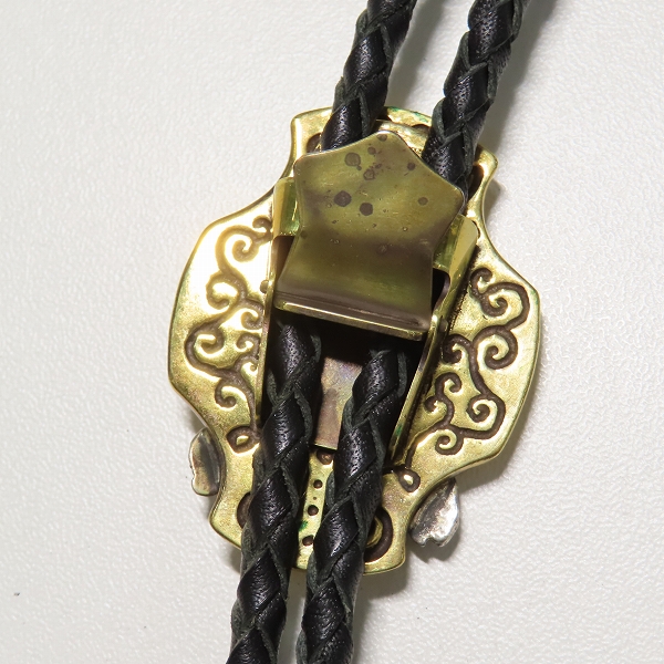 実際に弊社で買取させて頂いた(2)GANGSTERVILLE×Galcia/ギャングスタービル×ガルシア スカル ボロタイ シルバー×真鍮の画像 3枚目