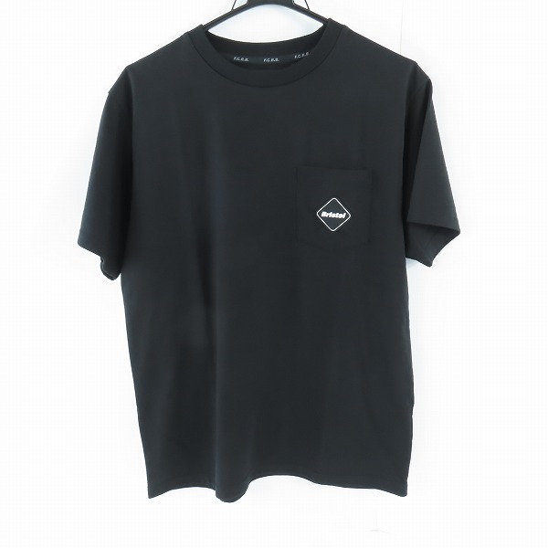 実際に弊社で買取させて頂いたF.C.Real Bristol/エフシーレアルブリストル VERTICAL LOGO POCKET TEE/バーティカルロゴポケットTシャツ FCRB-220065/M