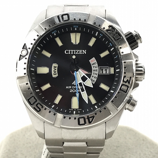 実際に弊社で買取させて頂いたCITIZEN/シチズン プロマスター 電波ソーラー エアダイバーズ/H112-T016651