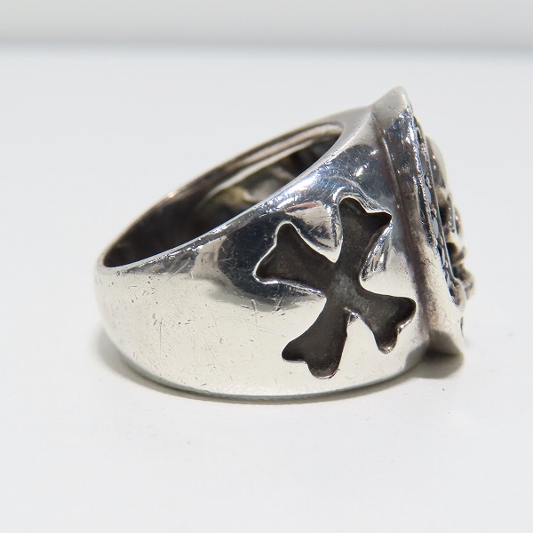 実際に弊社で買取させて頂いたA&G×LION HEART/エーアンドジー×ライオンハート スカルリング 17号の画像 4枚目