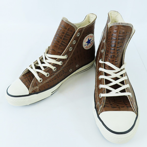 実際に弊社で買取させて頂いたCONVERSE/コンバース ALL STAR CRC HI ハイカットスニーカー/BROWN/9.5