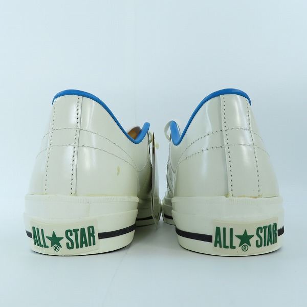実際に弊社で買取させて頂いた【未使用】CONVERSE/コンバース ONE STAR J OX ワンスター WHT/BLU/10.5の画像 1枚目