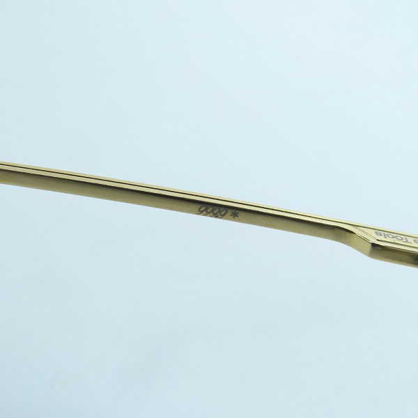 実際に弊社で買取させて頂いた999.9/フォーナインズ メガネフレーム アイウェア M-111 9001の画像 6枚目