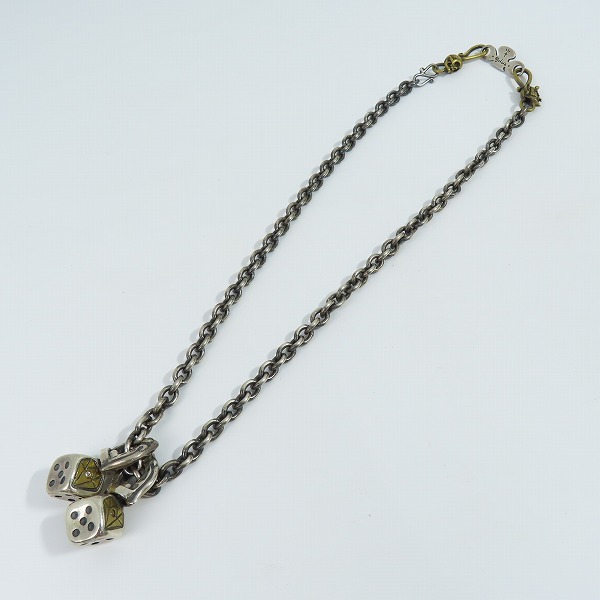 実際に弊社で買取させて頂いたGANGSTERVILLE× galcia/ギャングスタービル×ガルシア DICE TOP/CHIAN SET/ダイス ネックレスの画像 8枚目
