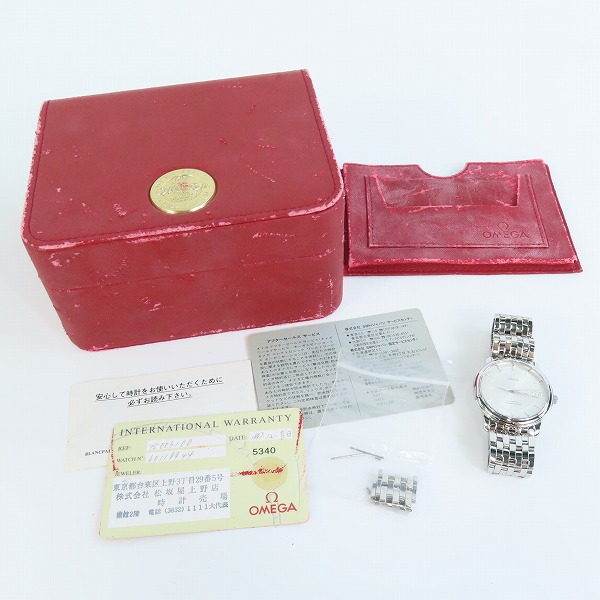 実際に弊社で買取させて頂いたOMEGA/オメガ DE VILLE PRESTIG﻿E デ ビル プレステージ 自動巻き 腕時計 45003100 の画像 7枚目