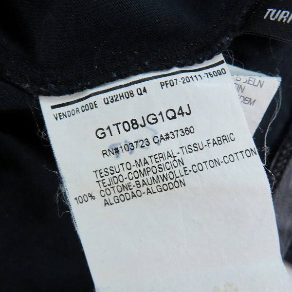 実際に弊社で買取させて頂いたEMPORIO ARMANI/エンポリオアルマーニ テープ加工 ロングTシャツ G1T08JG1Q4J/Mの画像 3枚目