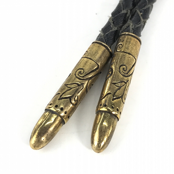 実際に弊社で買取させて頂いた(6)Gangsterville×galcia/ギャングスタービル×ガルシア TWO FACE/ダブルフェイス BOLO TIE/ボロタイ/ループタイ ブラス/真鍮の画像 5枚目