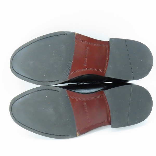 実際に弊社で買取させて頂いたCOLE HAAN/コールハーン レザーシューズ/革靴 ストレートチップ C12202/8Wの画像 2枚目