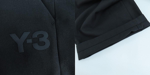 実際に弊社で買取させて頂いたY-3/ワイスリー CLASSIC WINTER WOOL CROPPED WIDE PANTS/ワイド パンツ GK7874/Sの画像 3枚目