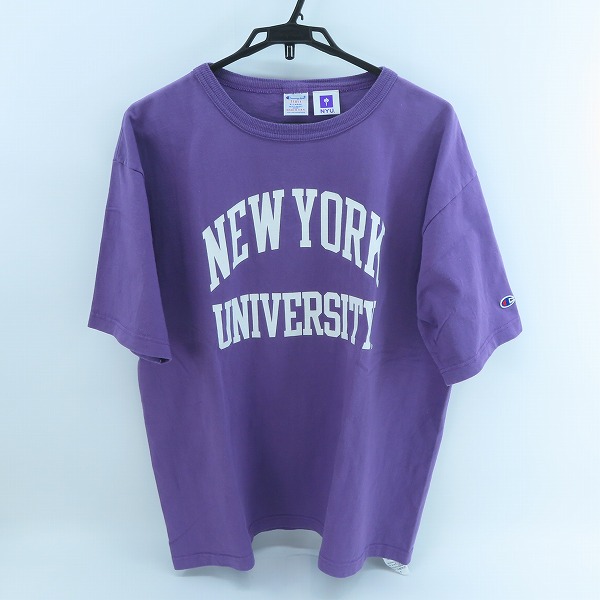 実際に弊社で買取させて頂いたChampion/チャンピオン NEW YORK UNIVERSITY 半袖Tシャツ T1011/XL