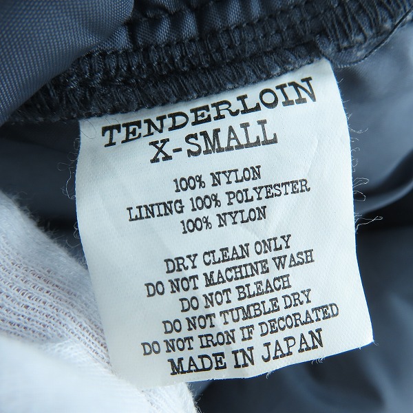 実際に弊社で買取させて頂いたTENDERLOIN/テンダーロイン ナイロン 中綿ジャケット アウター XSの画像 3枚目