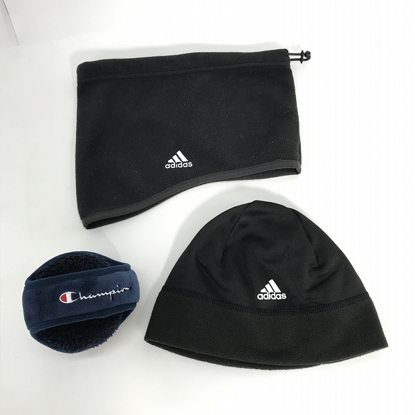 実際に弊社で買取させて頂いた【おまとめ】adidas/アディダス champion/チャンピオン 他 レックウォーマー/帽子/耳当て/手袋/リュックの画像 2枚目
