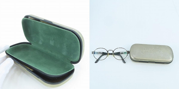 実際に弊社で買取させて頂いたJean Paul GAULTIER/ジャンポールゴルチエ ヴィンテージ バネデザイン サングラスフレーム/アイウェア 56-6106の画像 9枚目