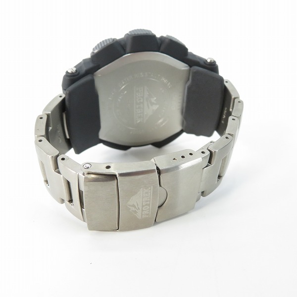 実際に弊社で買取させて頂いたCASIO/カシオ PROTREK/プロトレック タフソーラー/電波時計 PRW-5000T-7JFの画像 2枚目