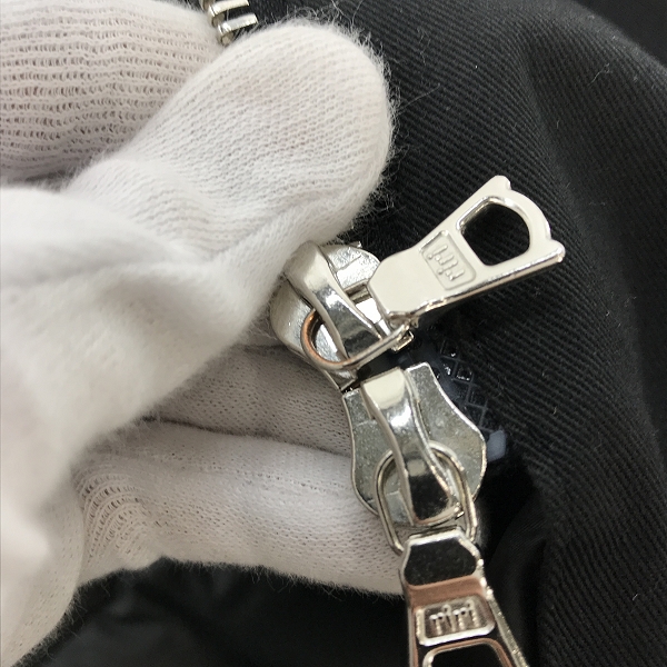 実際に弊社で買取させて頂いたBACKBONE×GORE TEX/バックボーン×ゴアテックス ダウンジャケット ブラック BB13W-B14/Mの画像 8枚目