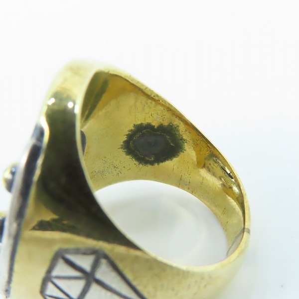 実際に弊社で買取させて頂いたGangsterville×galcia/ギャングスタービル×ガルシア Horse Shoe Trademark Ring/ホースシューリング/14号の画像 6枚目