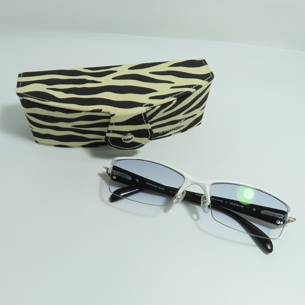 実際に弊社で買取させて頂いたSAMURAI SHO/サムライ翔 アイウェア/サングラス SS-T6の画像 9枚目