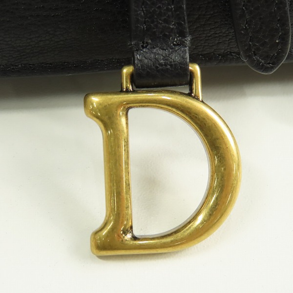 実際に弊社で買取させて頂いたChristian Dior/クリスチャン・ディオール レザーサドルバッグ/ウエストバッグ/ショルダーバッグ S5619CCEHの画像 7枚目