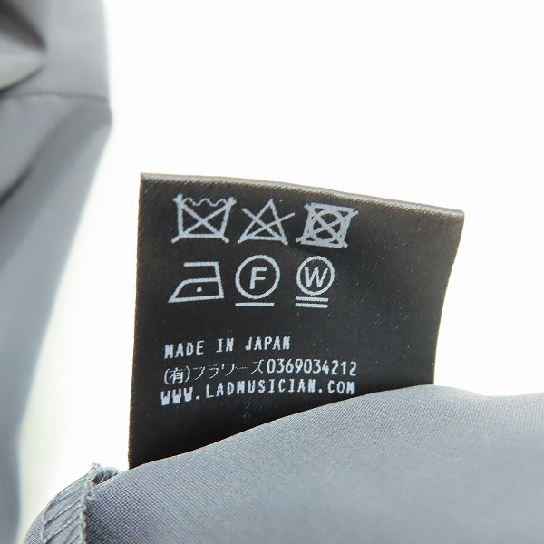 実際に弊社で買取させて頂いたLAD MUSICIAN/ラッドミュージシャン DECHINE SLEEVELESS LONG SHIRT ロングシャツ 2323-102 /46の画像 4枚目