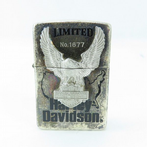 実際に弊社で買取させて頂いたZIPPO/ジッポー Harley-Davidson/ハーレーダビッドソン メタル貼り 1996年製