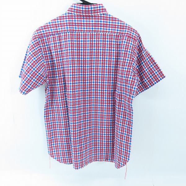 実際に弊社で買取させて頂いたSUGAR CANE/シュガーケーン チェック柄 半袖 シャツ SC36557 Mの画像 1枚目