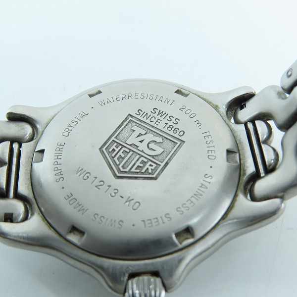 実際に弊社で買取させて頂いたTAG HEUER/タグホイヤー ステンレスクォーツ/WG1213-K0【動作未確認】の画像 4枚目