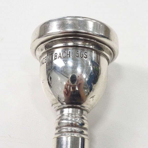 実際に弊社で買取させて頂いたVINCENT BACH/ヴィンセントバック 5GS トロンボーン用 マウスピースの画像 2枚目
