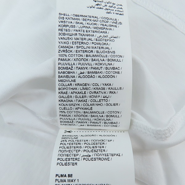 実際に弊社で買取させて頂いた【未使用】PUMA/プーマ ACミラン BLANK ACM Winners Tee 2021-22 セリエA優勝記念Tシャツ 773534-01/Lの画像 4枚目